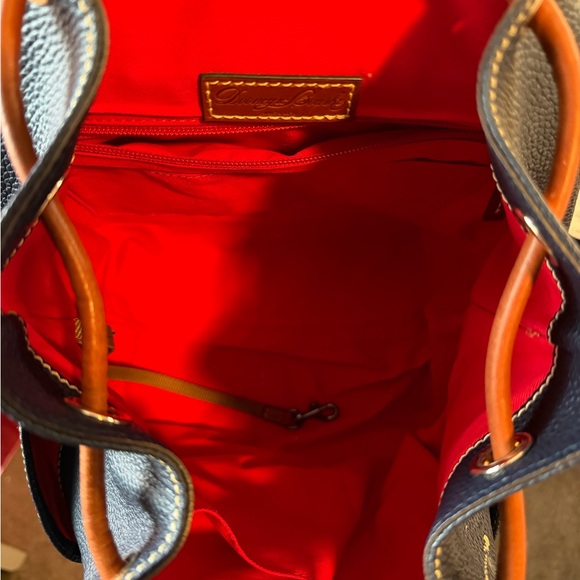 Dooney & Bourke Large Navy Pebbled Leather Murphy Backpack main image 12